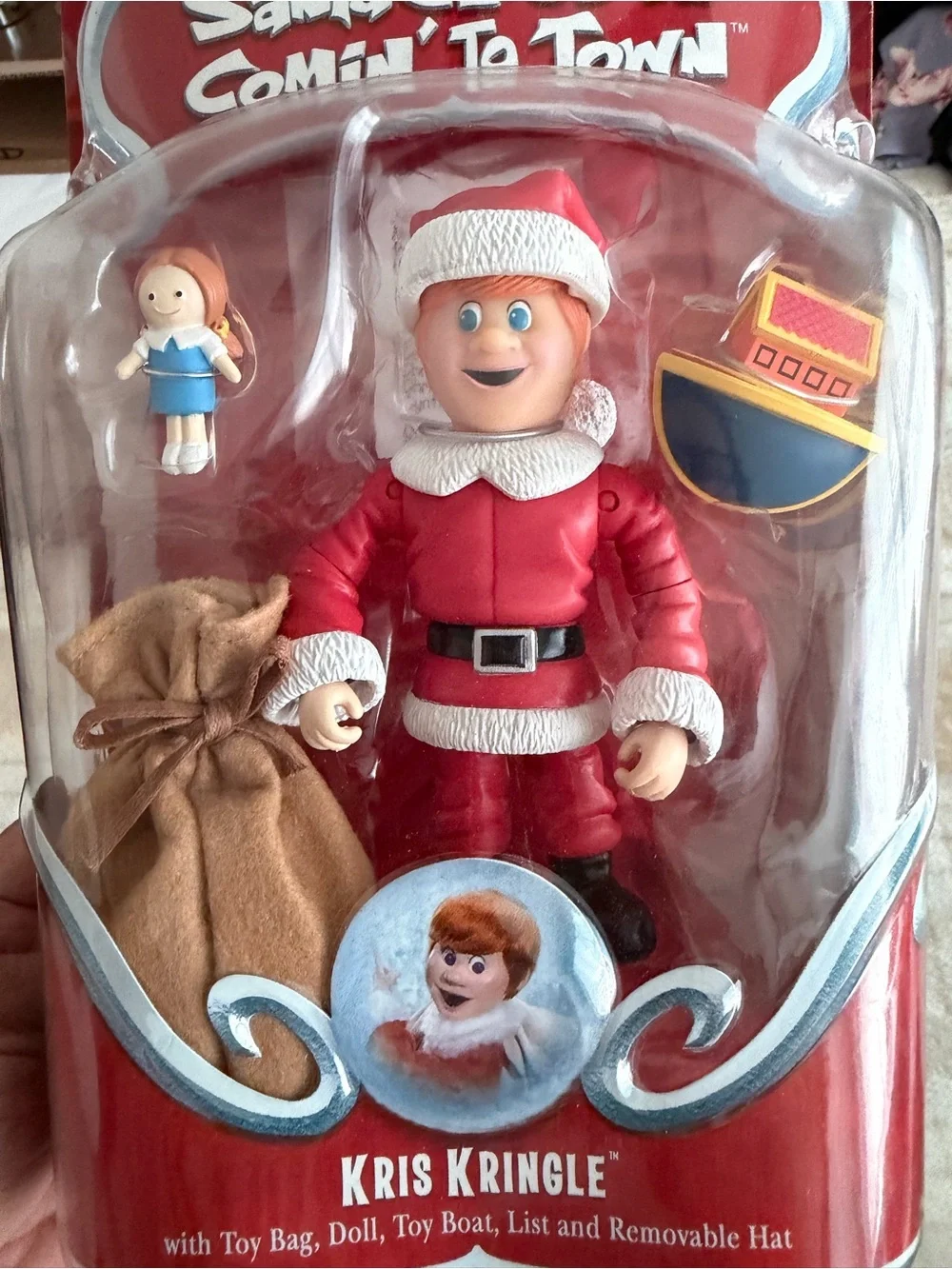 Memory Lane Santa Claus is Coming to Town - Kris Kringle new